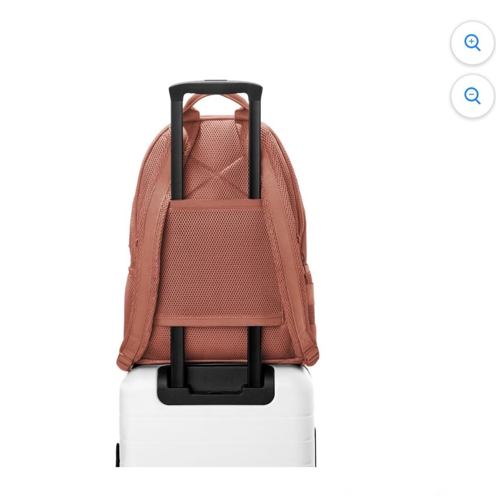 Dagne Dover Dakota Mesh Backpack in Dusty Rose - Picture 7 of 7